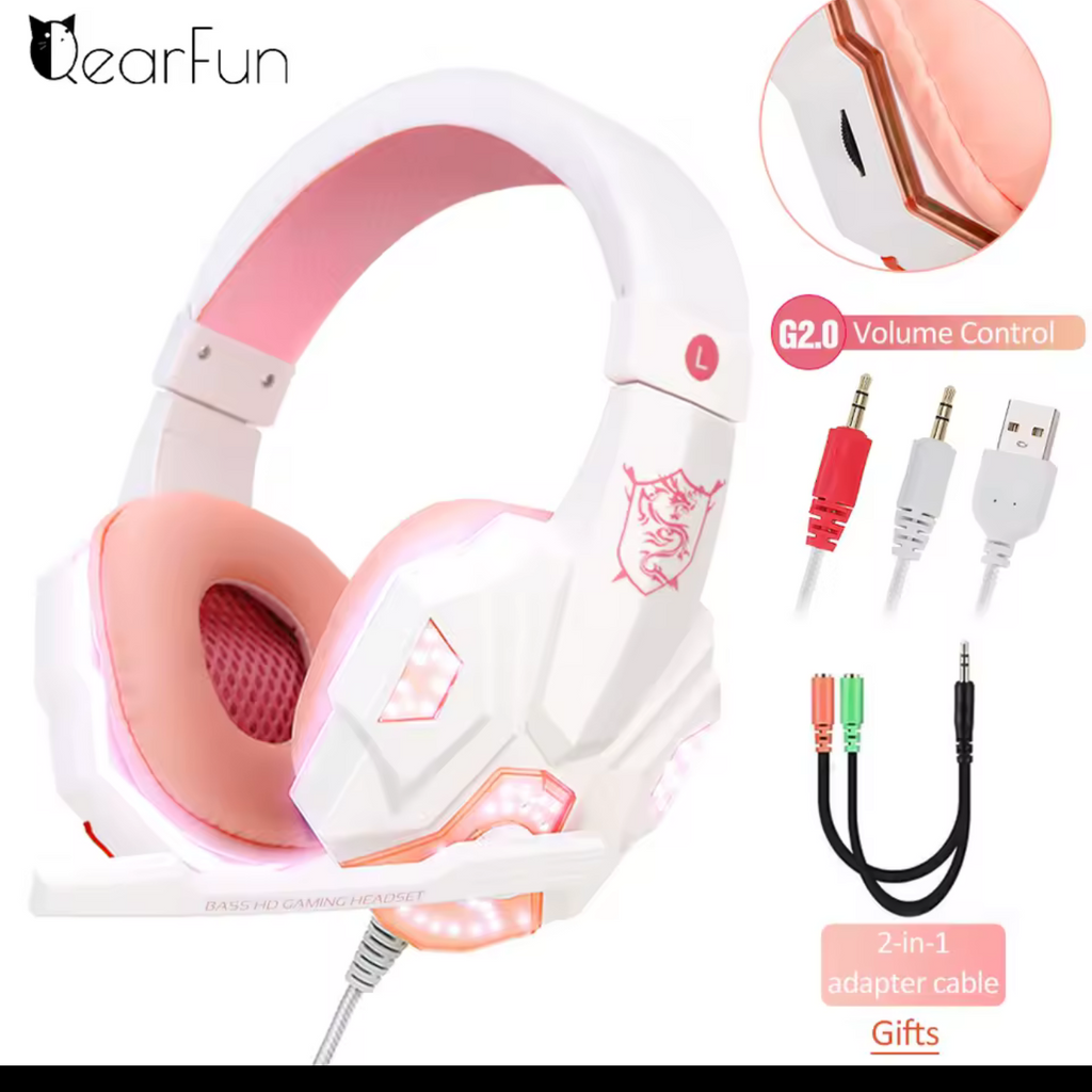 Professional LED Wired Gaming Headset