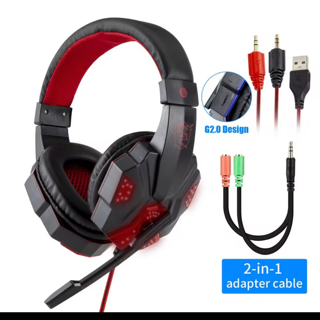 Professional LED Wired Gaming Headset