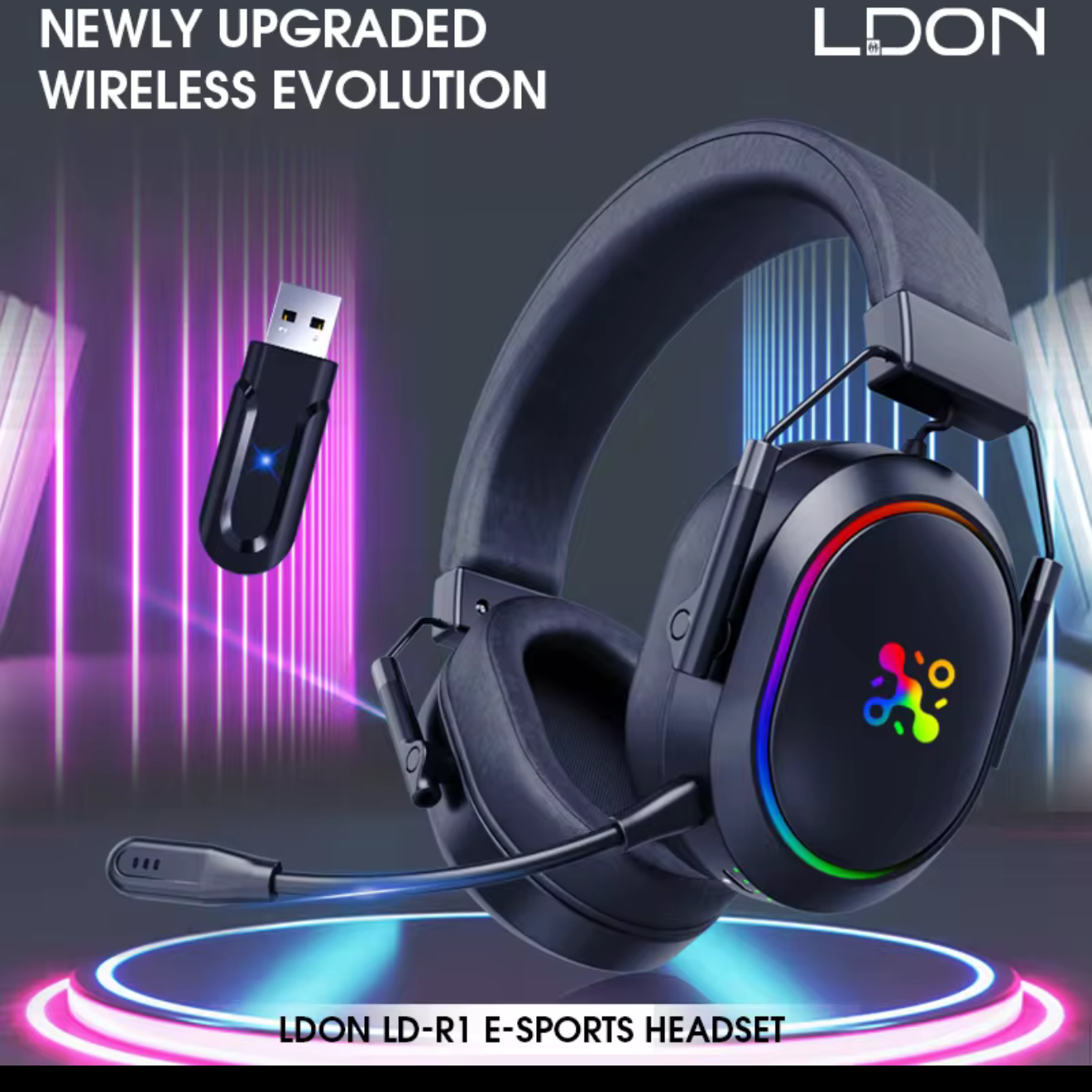 LDon Wireless Gaming Headset