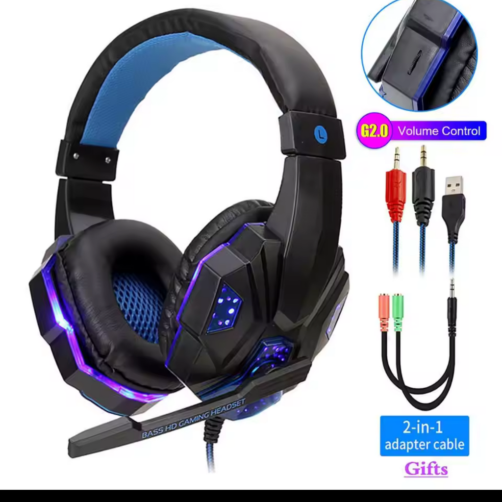 Professional LED Wired Gaming Headset