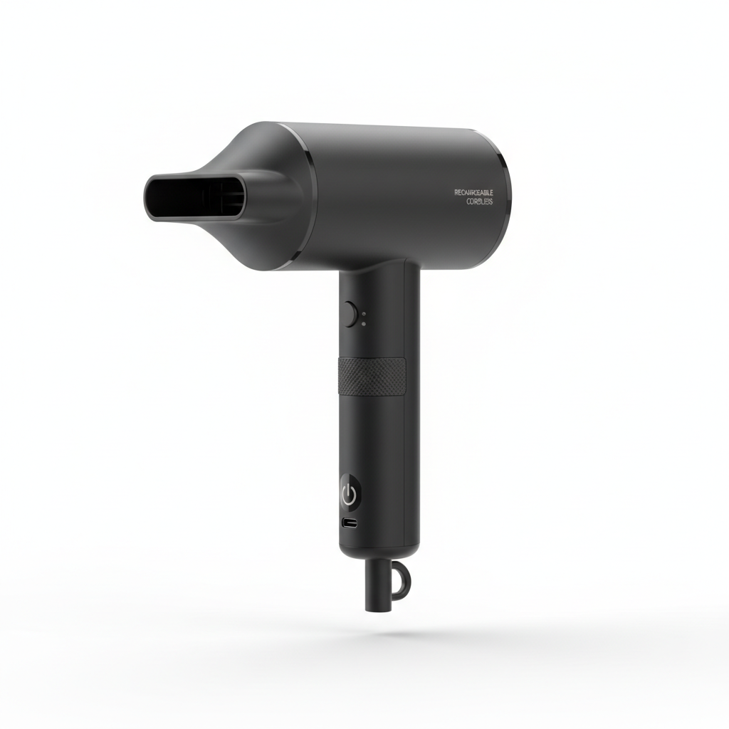 Cordless Wireless Hair Dryer - rechargeable portable