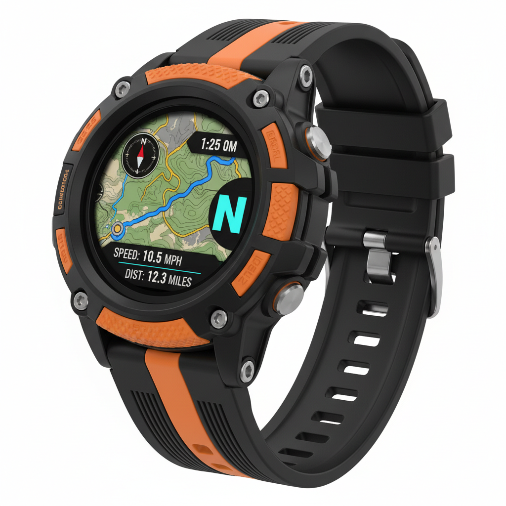 TrailWatch GPS Outdoor Smart Watch