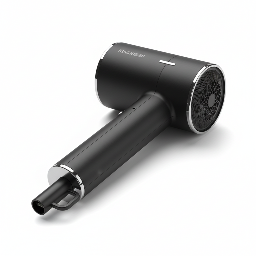 Cordless Wireless Hair Dryer - Matte Black