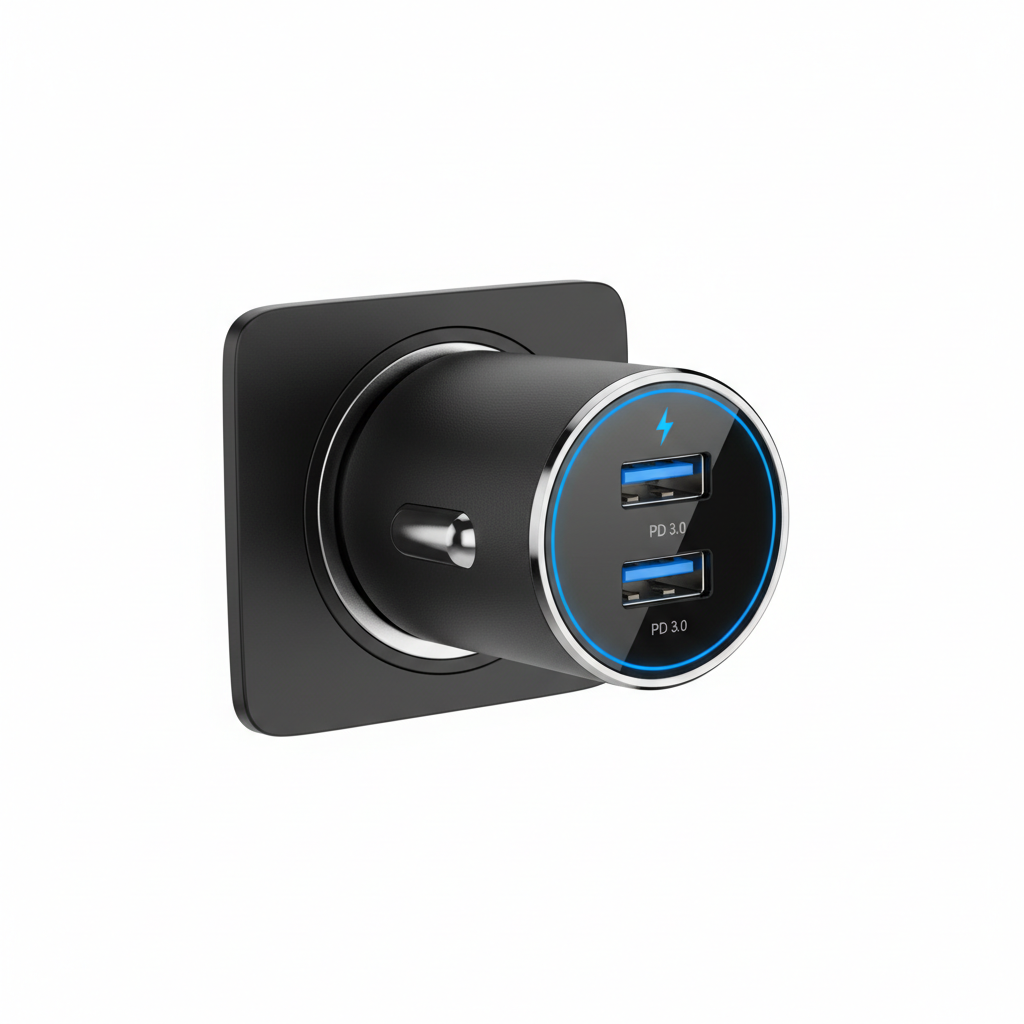 Dual USB-C Fast Car Charger
