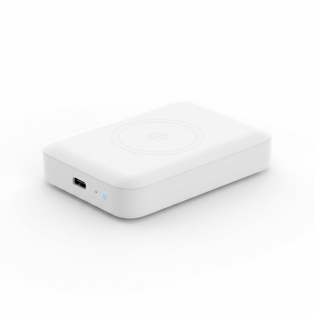 Wireless Power Bank with Qi Charging Pad