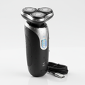 Pro Rotary Electric Shaver - matte black and silver